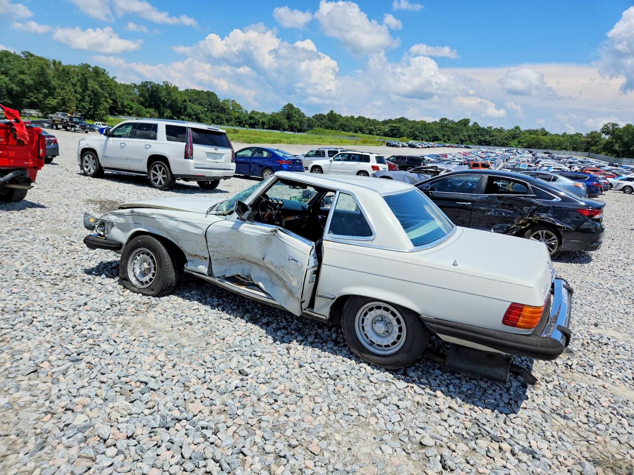 1979 Mercedes-benz 450 White vin: 10704412051790