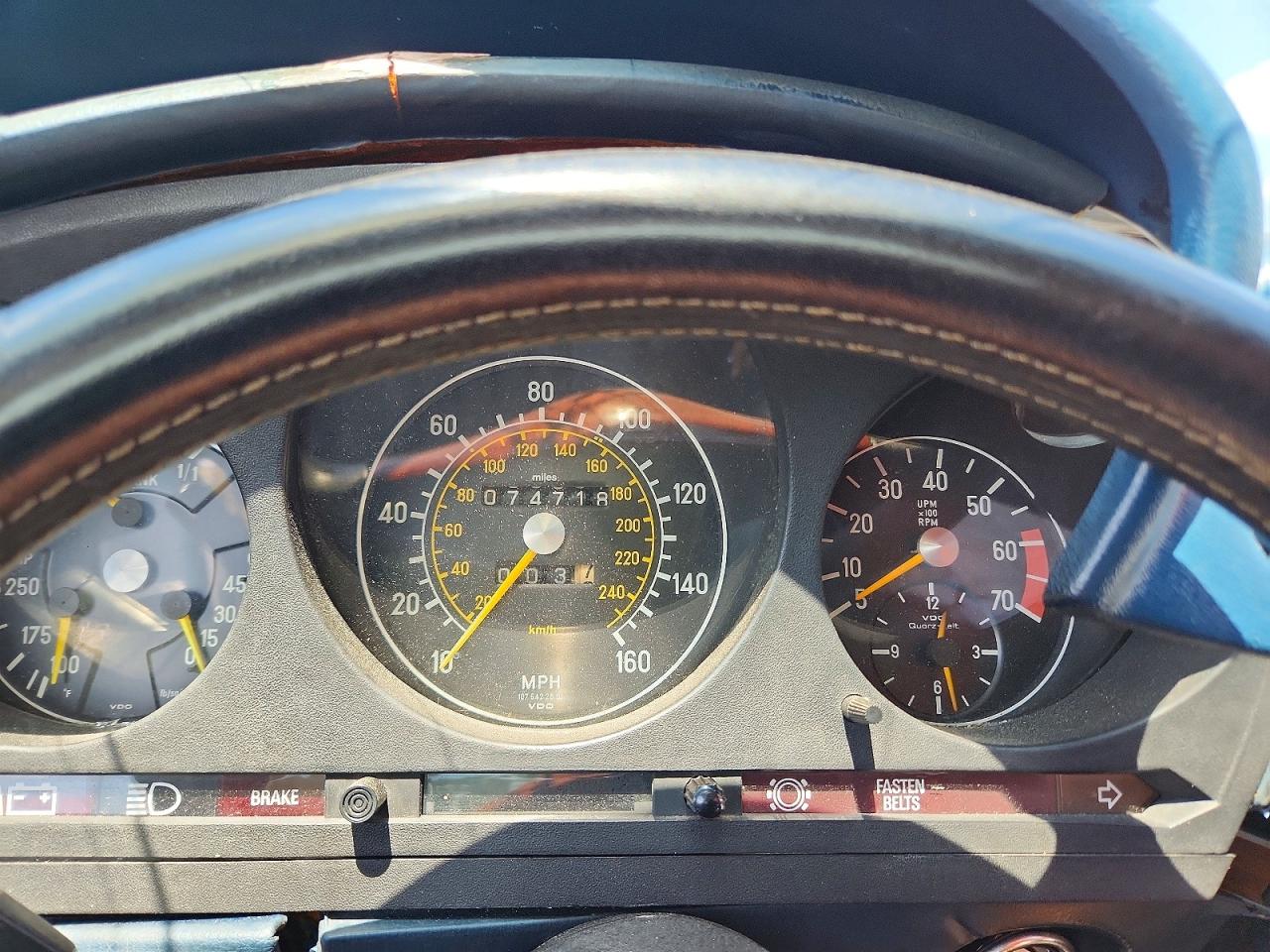 1979 Mercedes-benz 450 White vin: 10704412051790