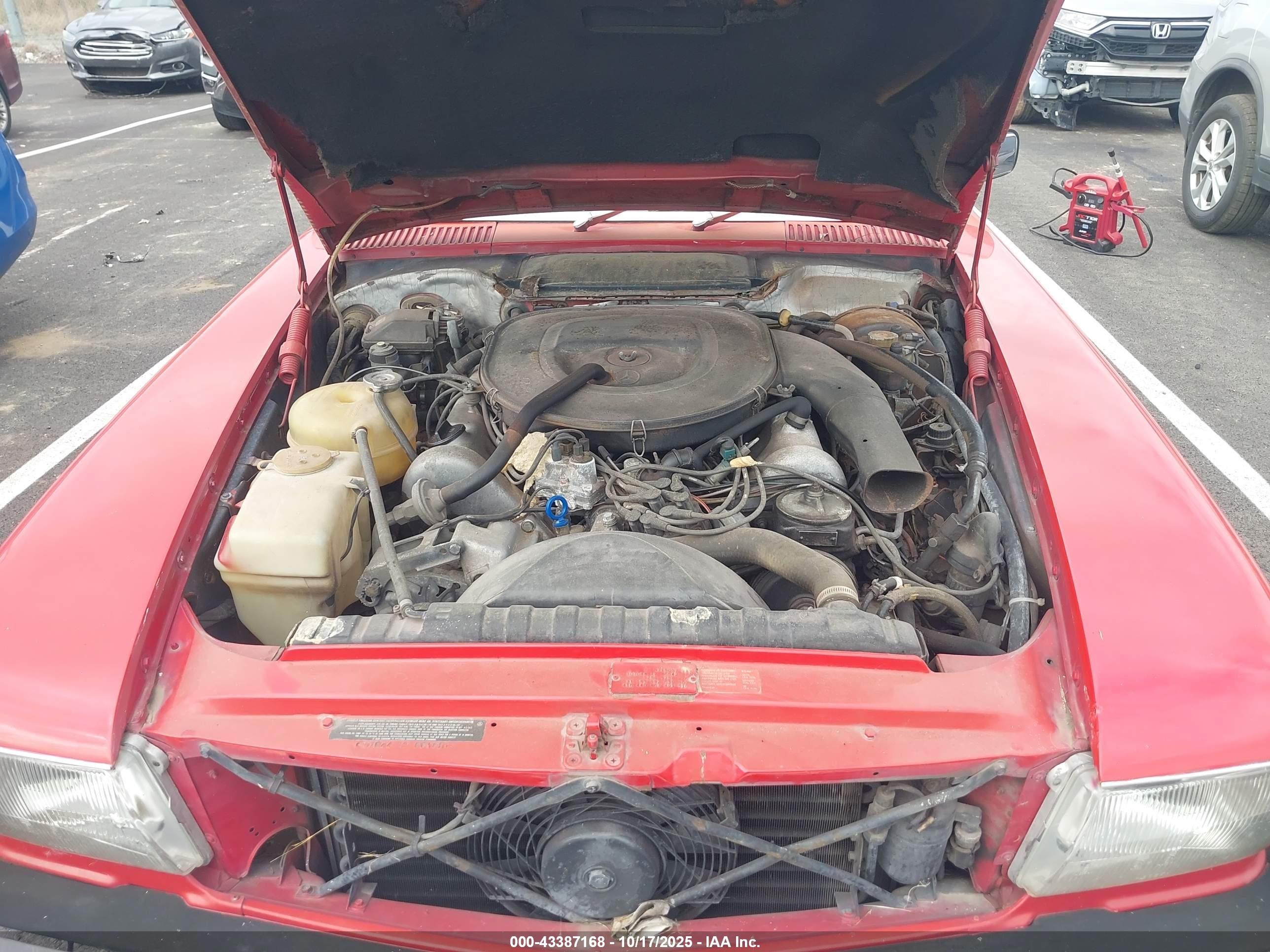 1979 Mercedes-benz 450sl   Красный vin: 10704412051821   