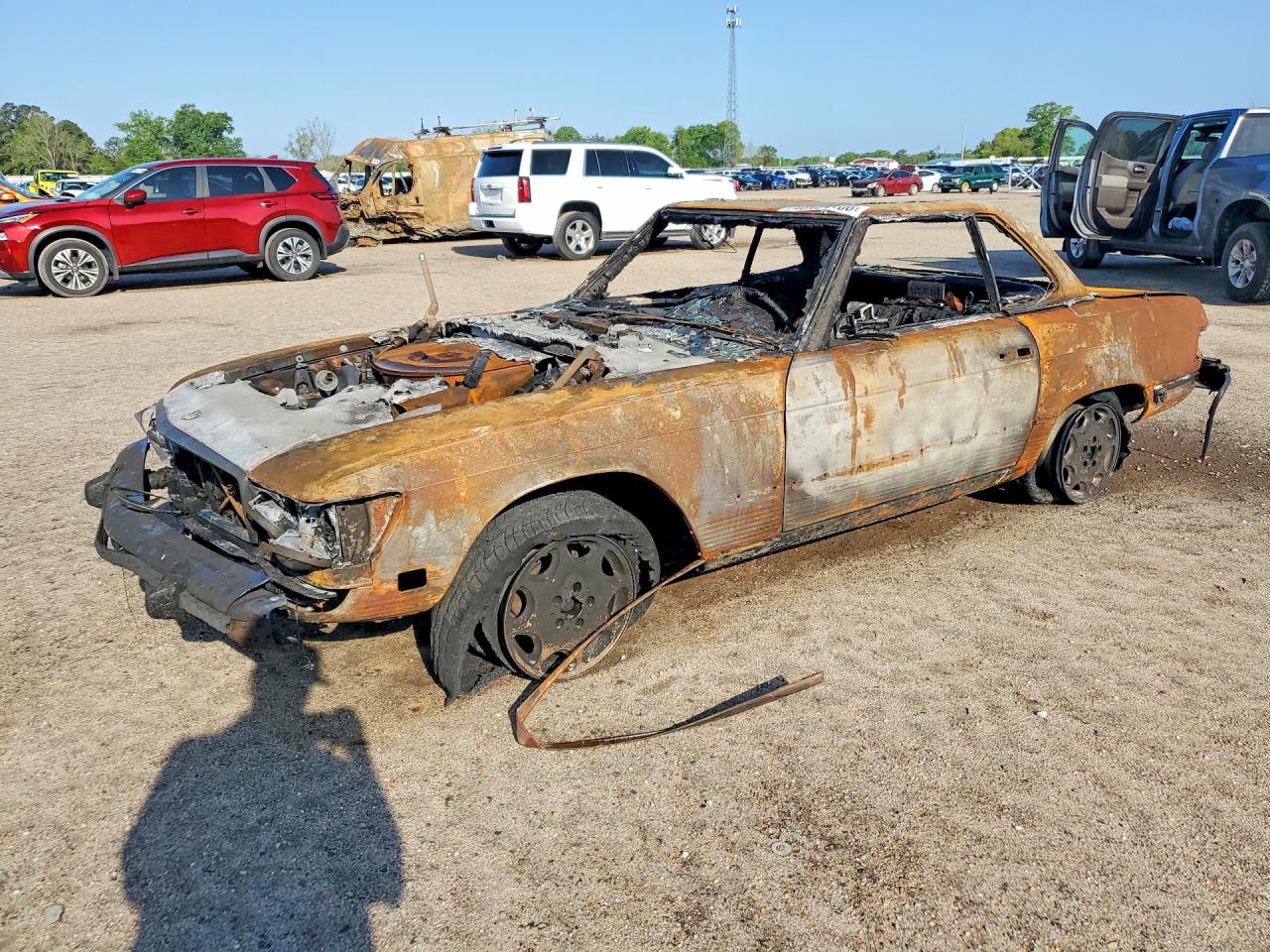 1979 Mercedes-benz 450sl Burn vin: 10704412057171