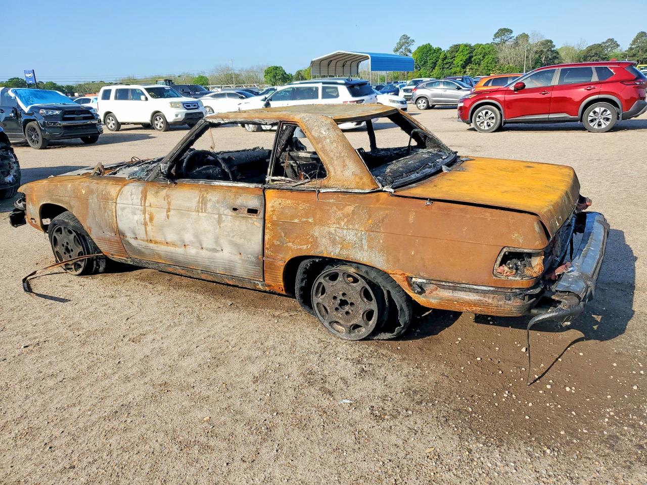 1979 Mercedes-benz 450sl Burn vin: 10704412057171