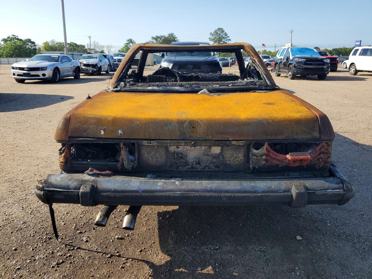 1979 Mercedes-benz 450sl Burn vin: 10704412057171
