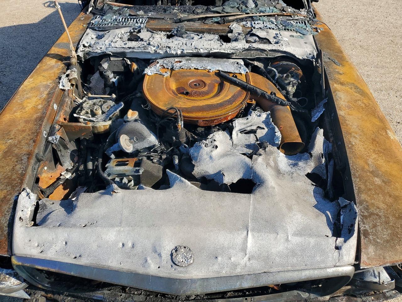 1979 Mercedes-benz 450sl Burn vin: 10704412057171