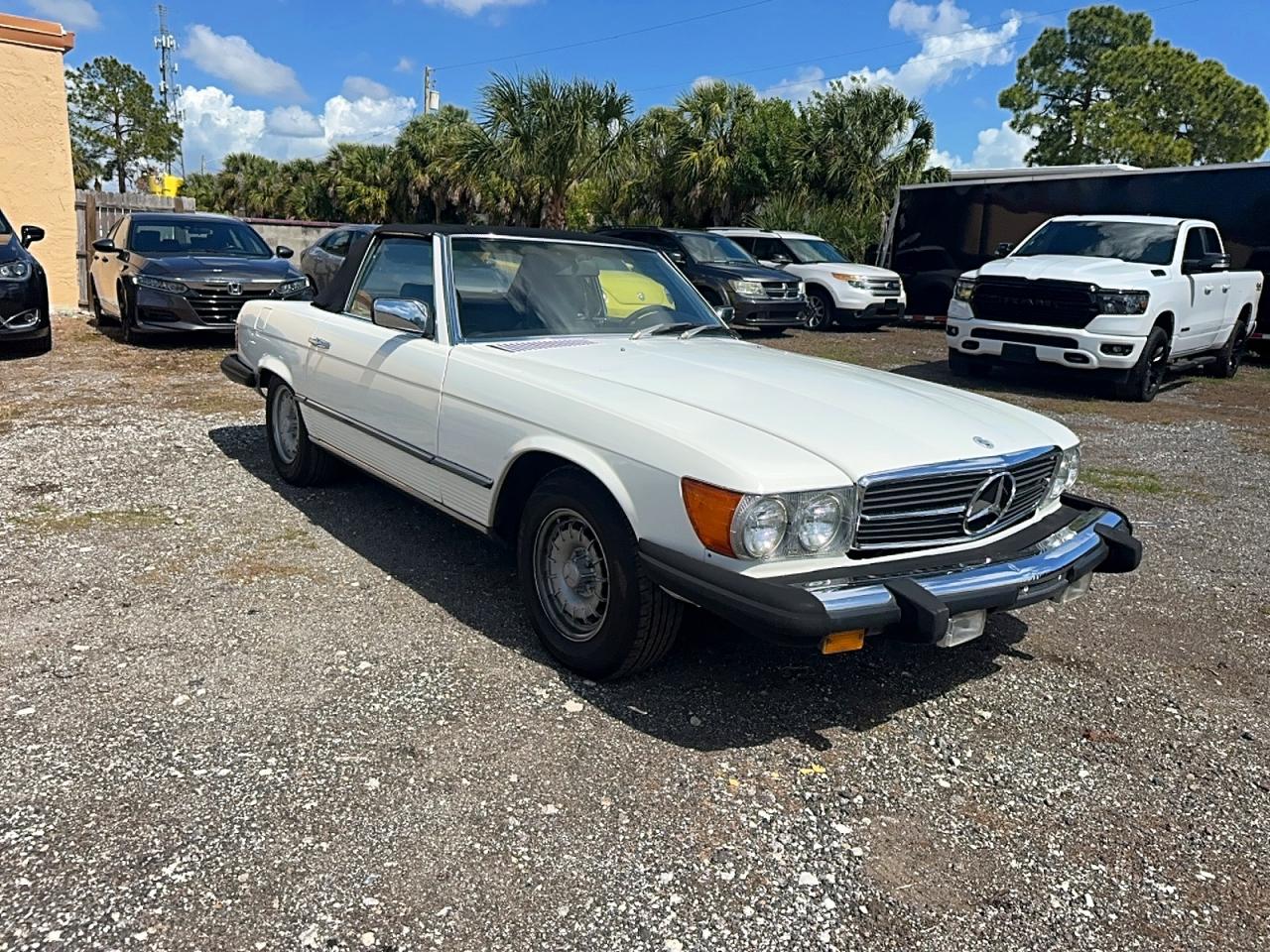 1980 Mercedes-benz 450 Sl Roadster White vin: 10704412058764