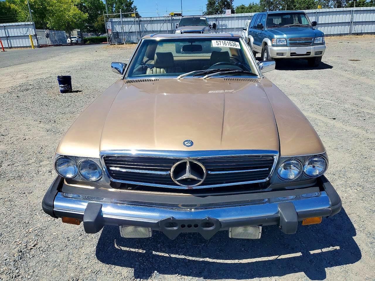 1980 Mercedes-benz 450 Sl Желто-коричневый vin: 10704412059396