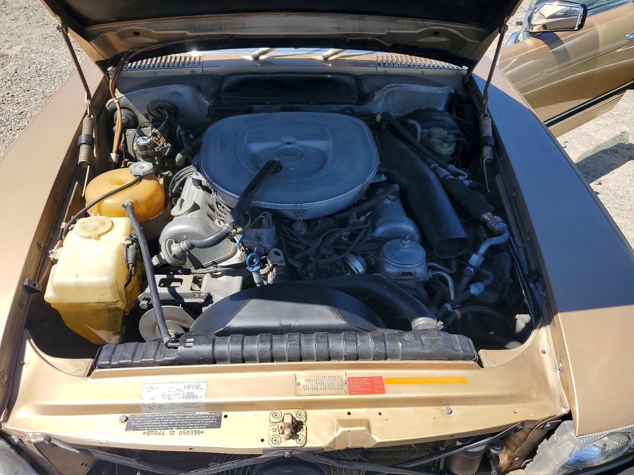 1980 Mercedes-benz 450 Sl Желто-коричневый vin: 10704412059396