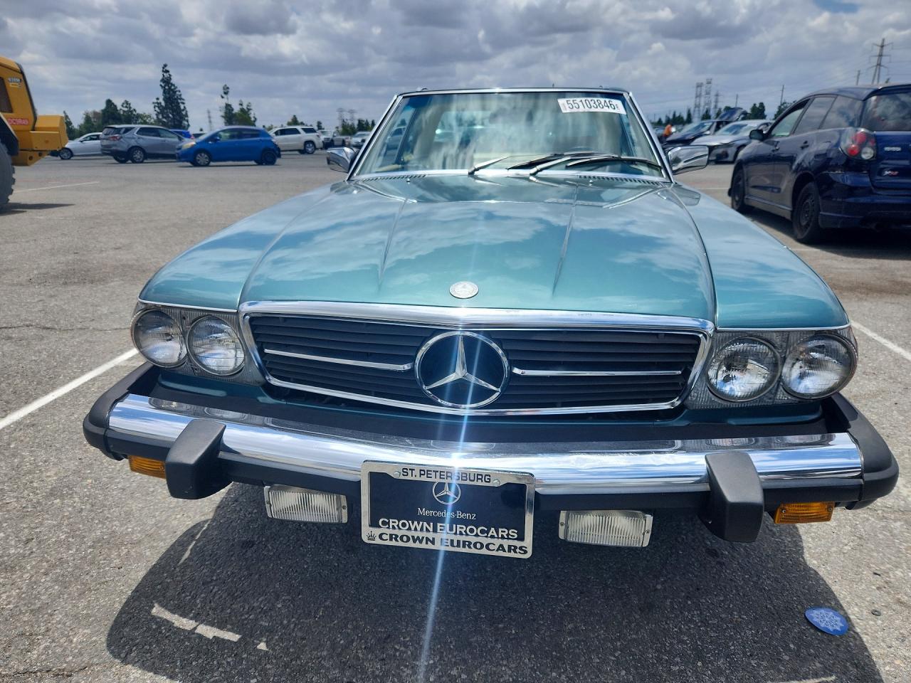 1980 Mercedes-benz B Turquoise vin: 10704412064500