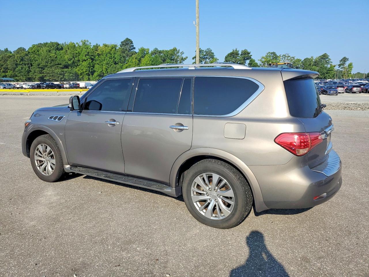 2015 Infiniti Qx80 Base Brown vin: JN8AZ2NFXF9573709