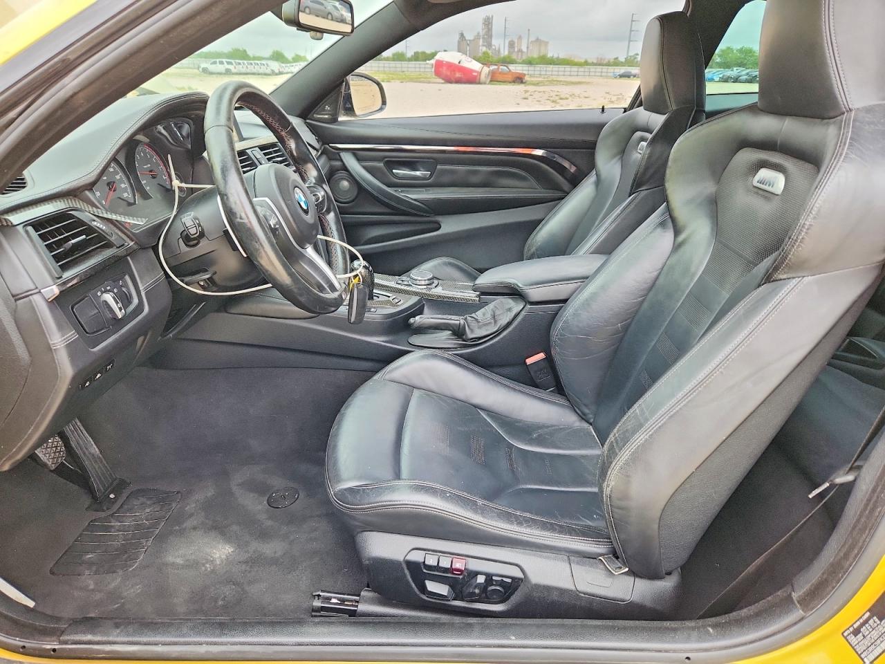 2015 Bmw M4 Yellow vin: WBS3R9C59FK331552