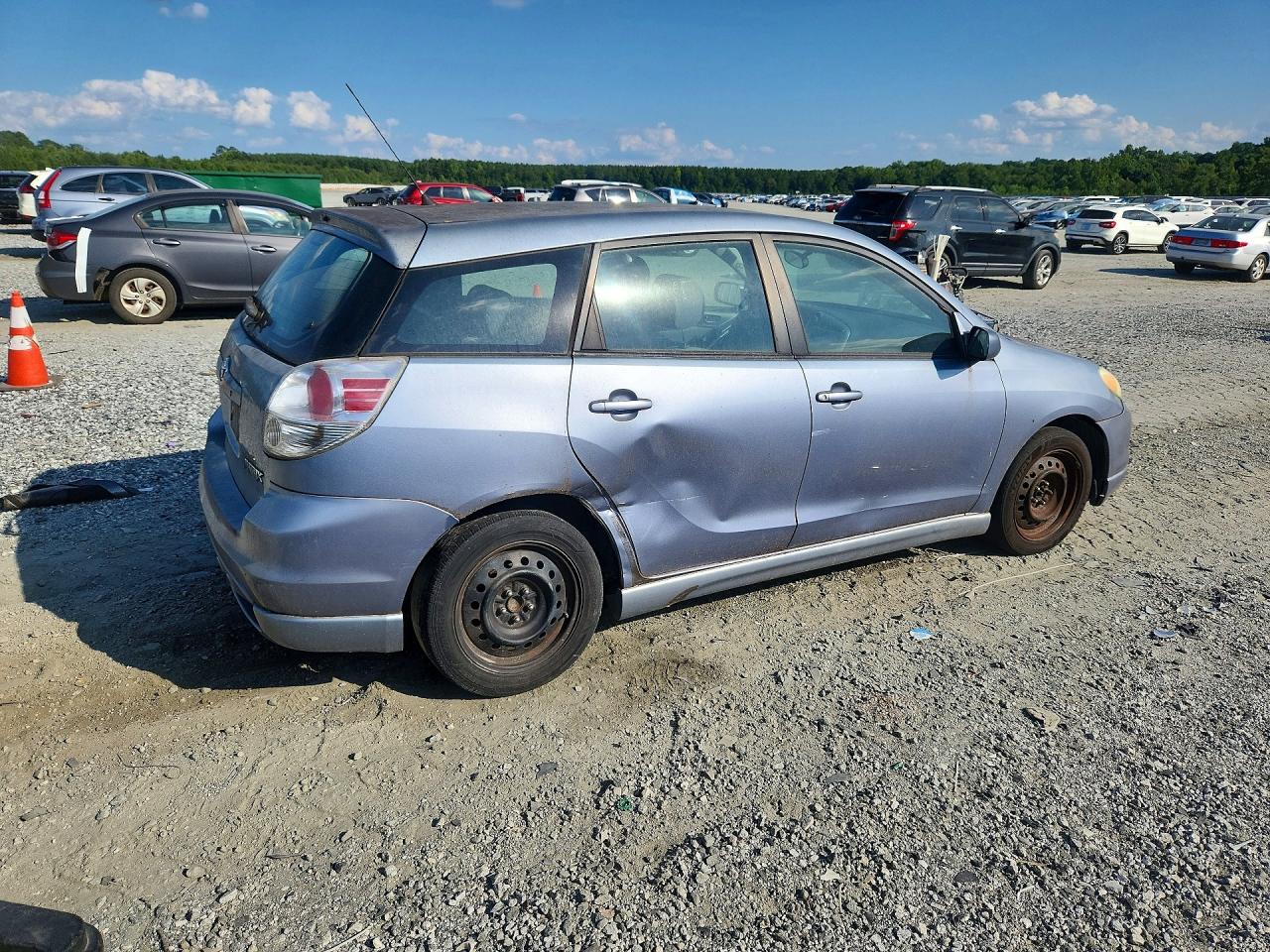 2005 Toyota Matrix Xr Blue vin: 2T1KR32E65C350870
