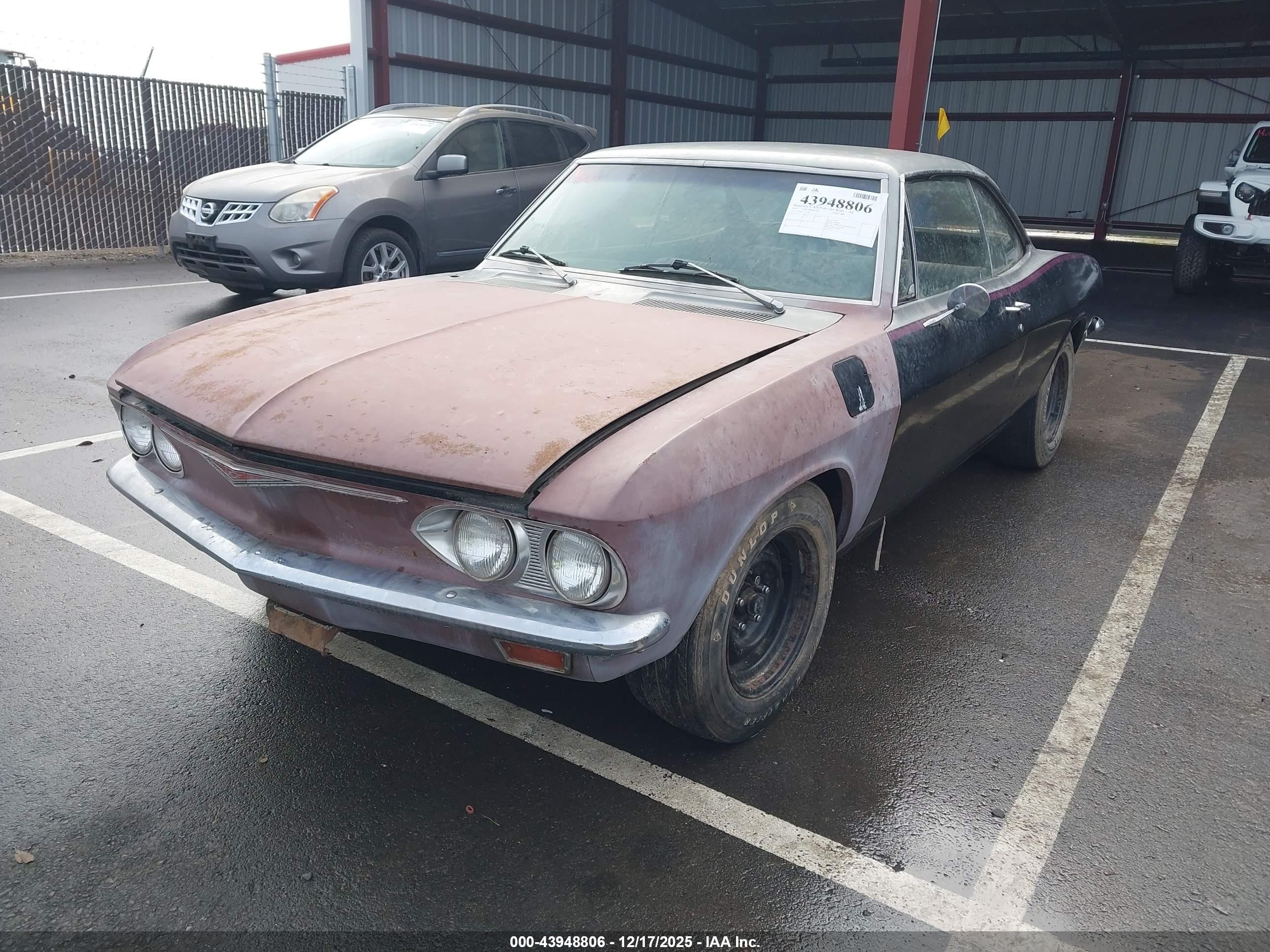 1965 Chevrolet Corvair   Черный vin: 107375L115244    
