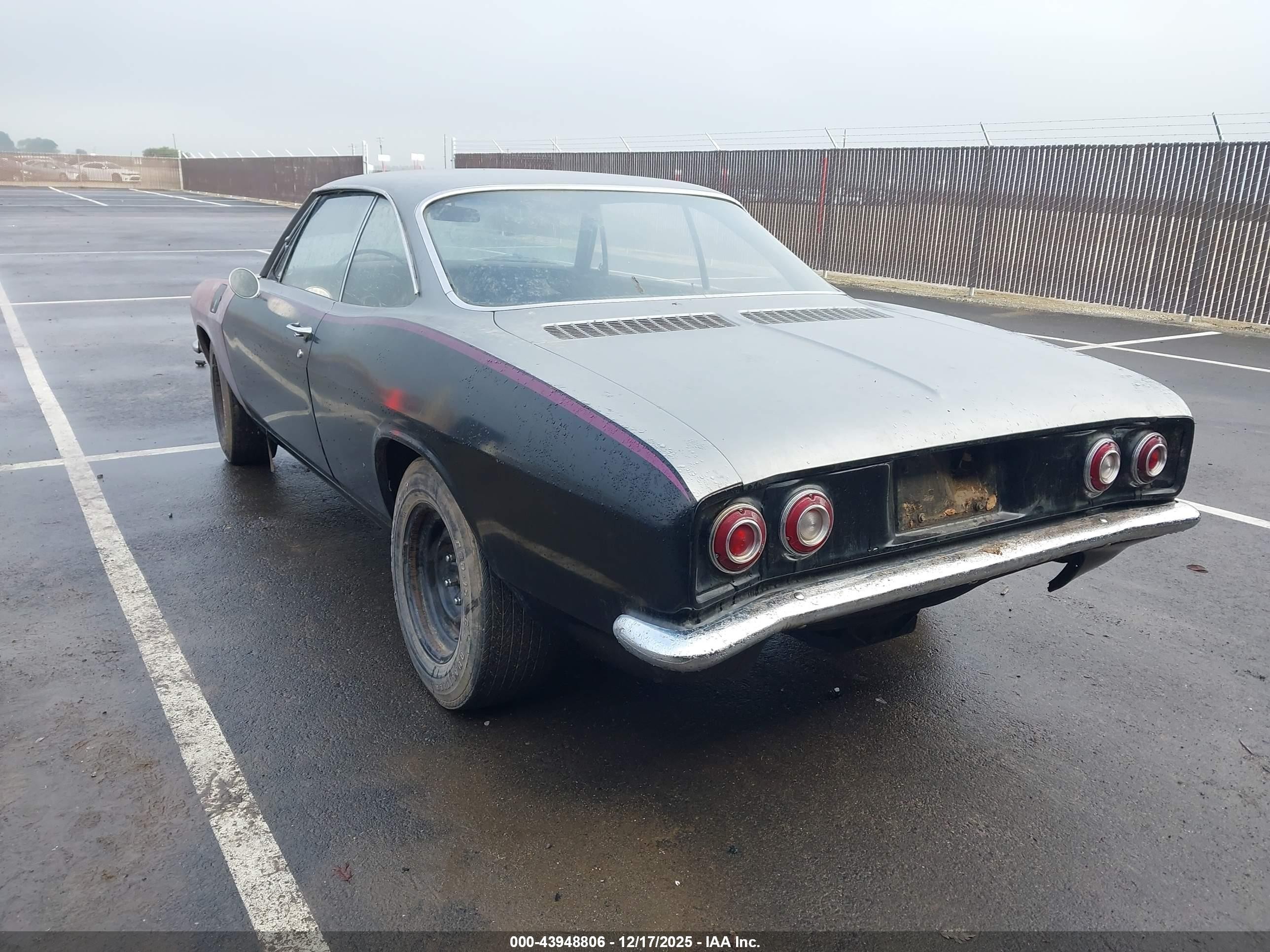 1965 Chevrolet Corvair   Черный vin: 107375L115244    
