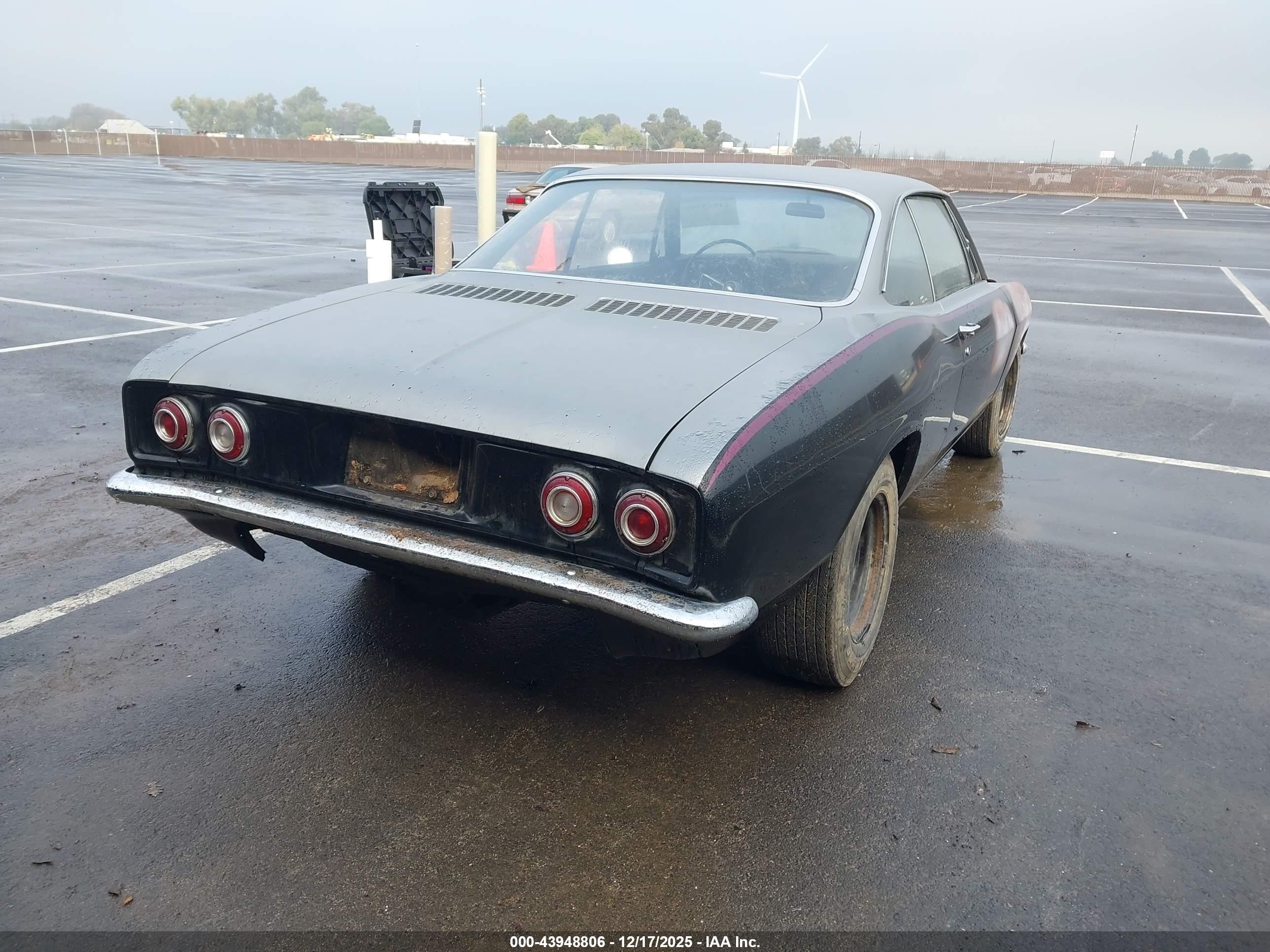1965 Chevrolet Corvair   Черный vin: 107375L115244    