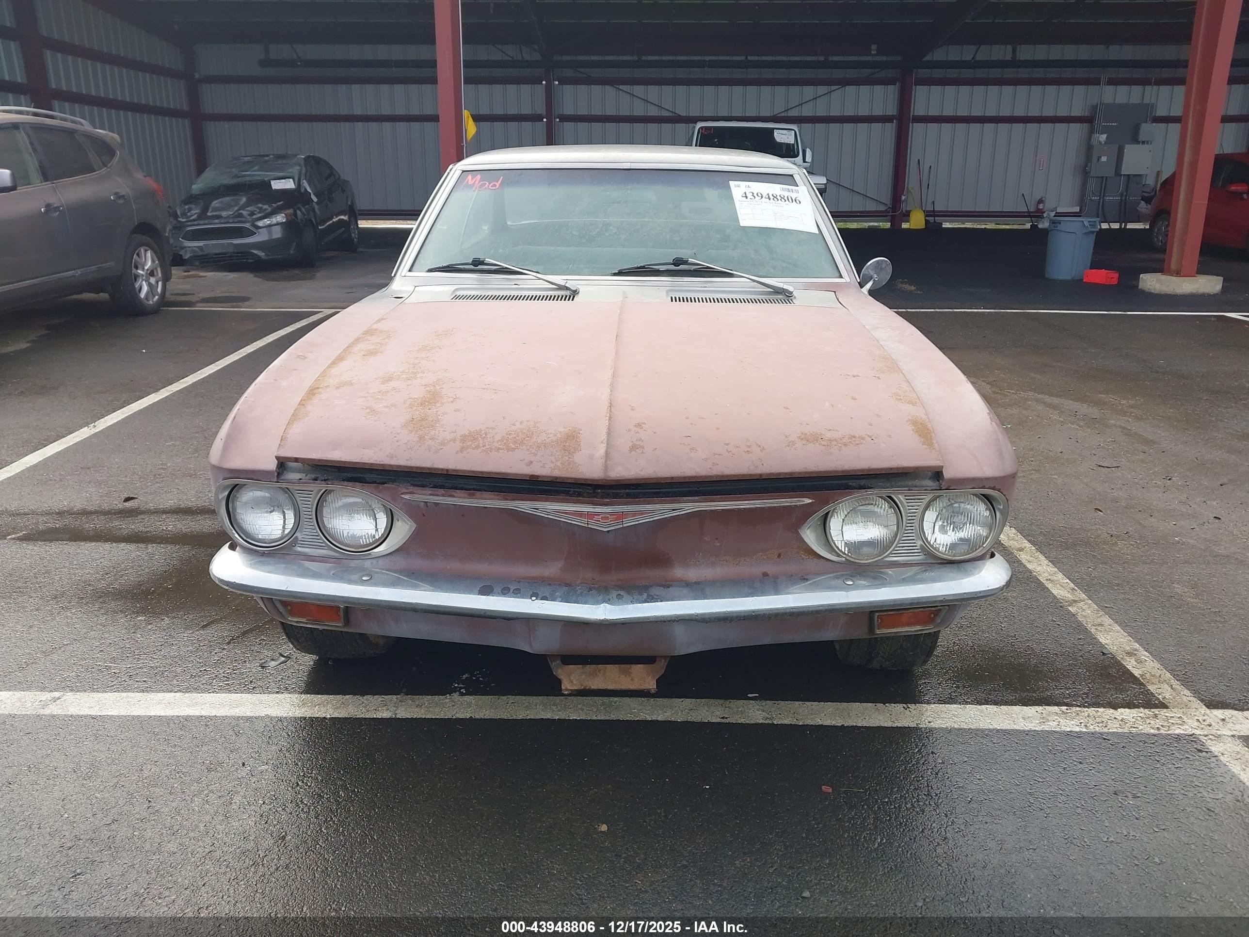 1965 Chevrolet Corvair   Черный vin: 107375L115244    