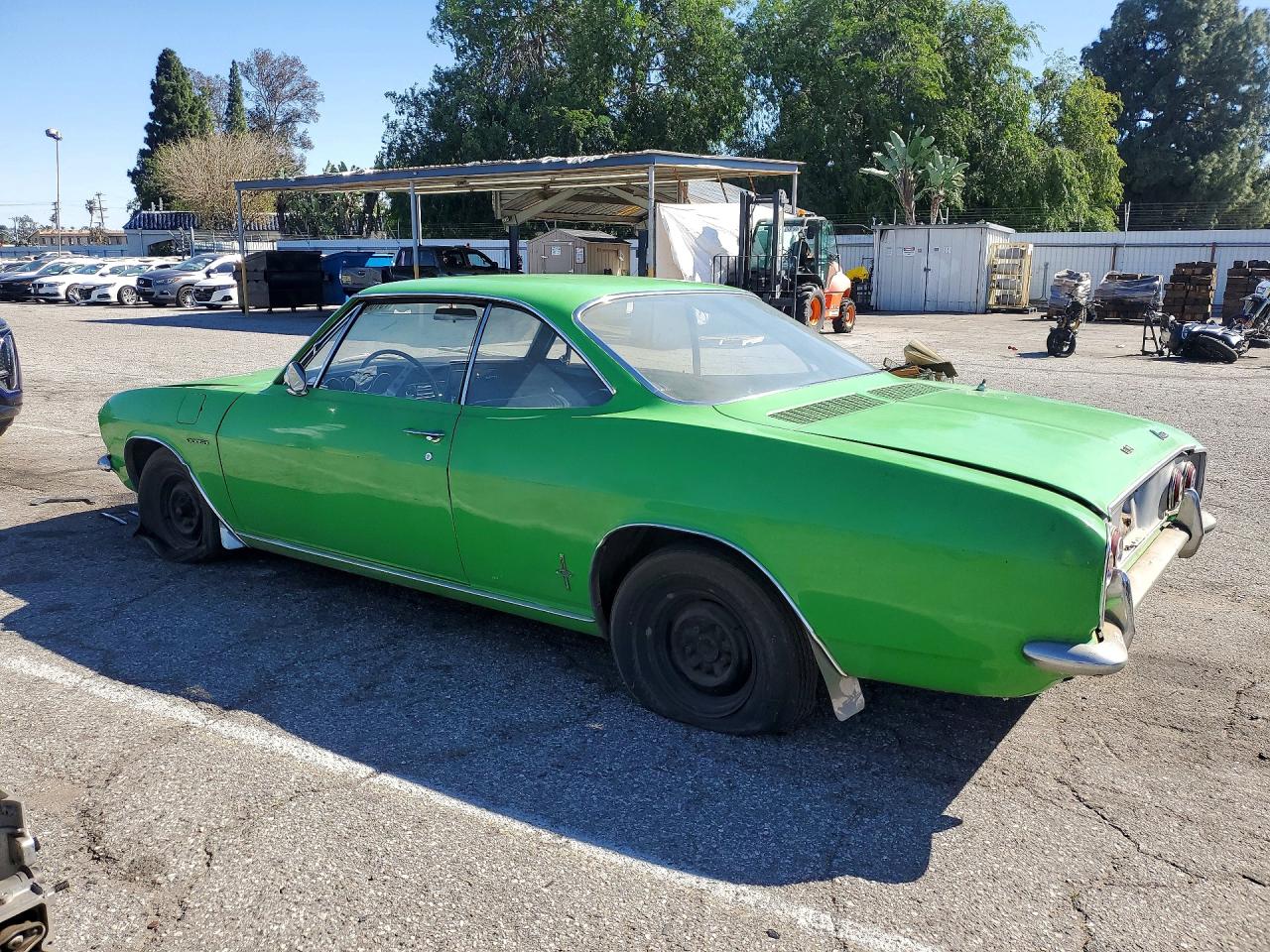 1965 Chevrolet Corvair Sport Coupe Green vin: 107375W139930