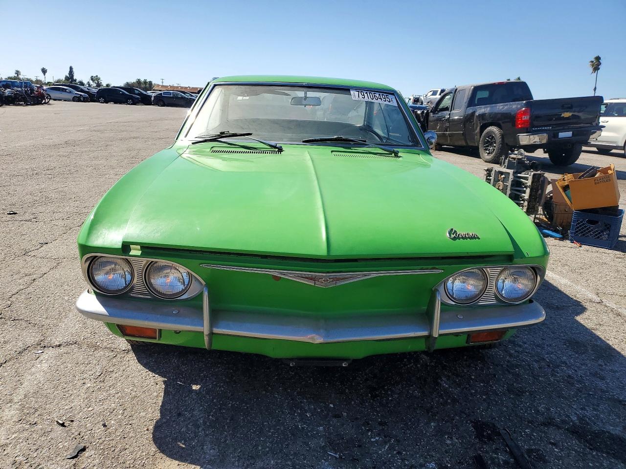 1965 Chevrolet Corvair Sport Coupe Green vin: 107375W139930