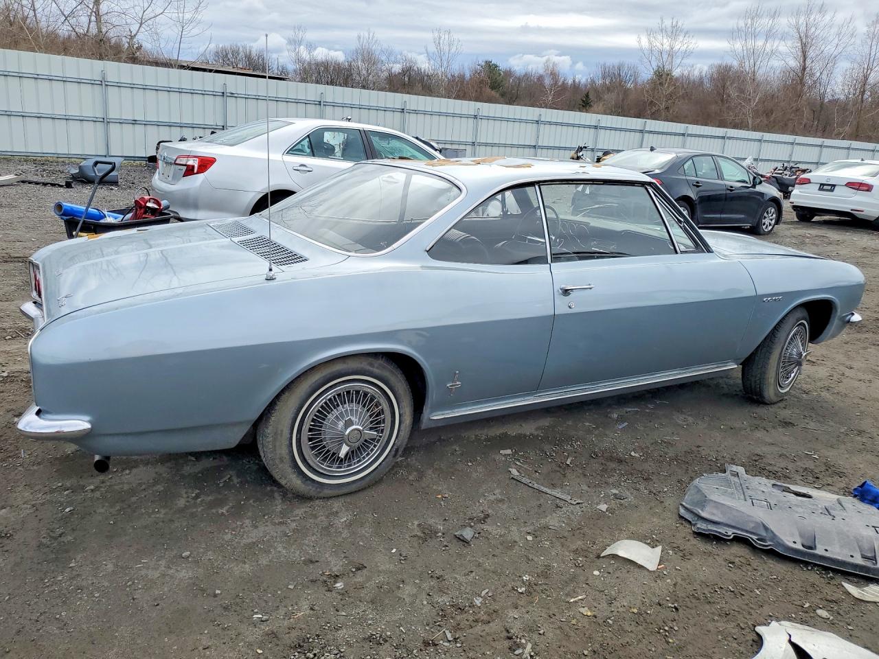 1965 Chev Corvair Corsa Silver vin: 107375W179747