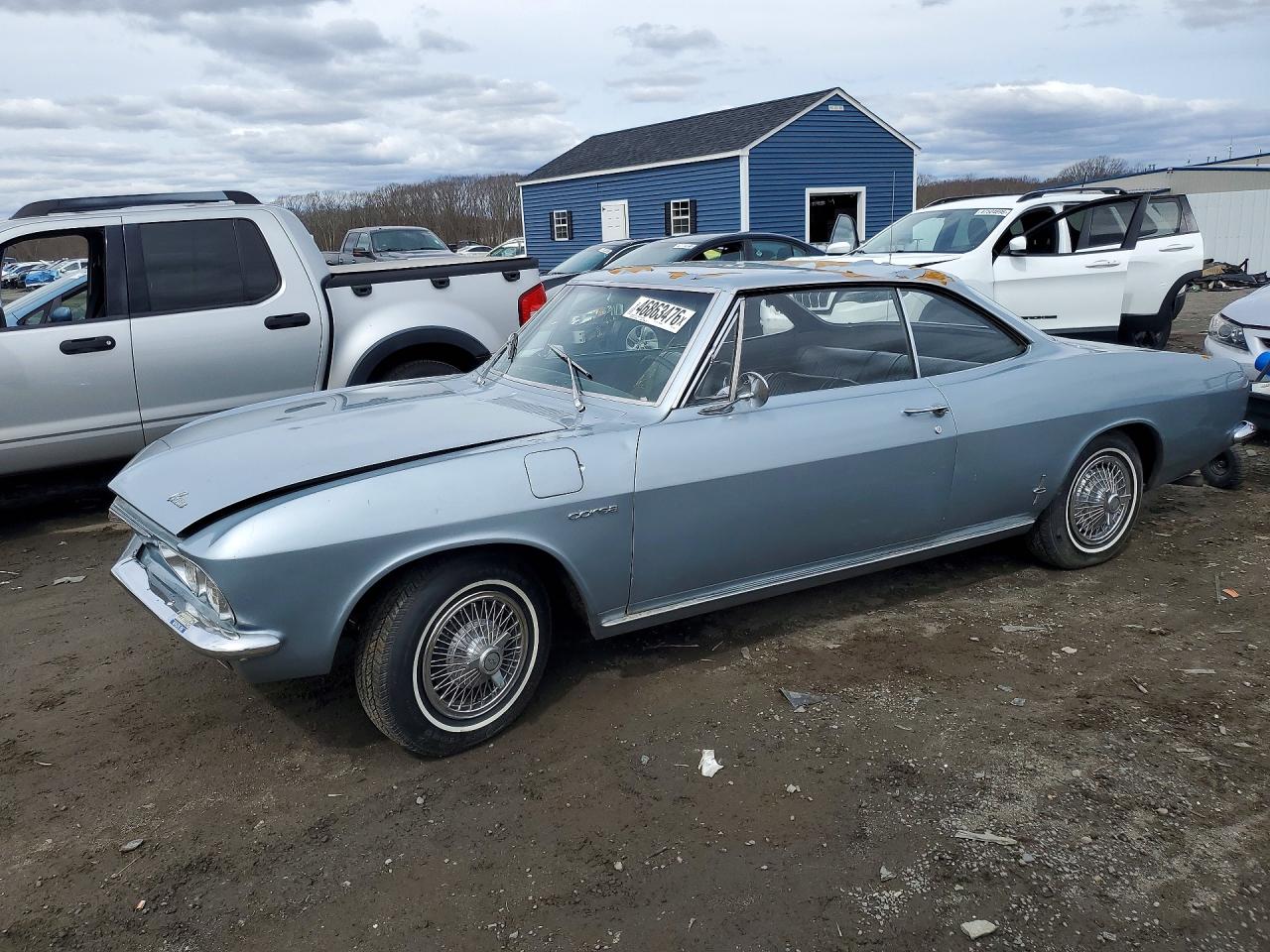 1965 Chev Corvair Corsa Silver vin: 107375W179747
