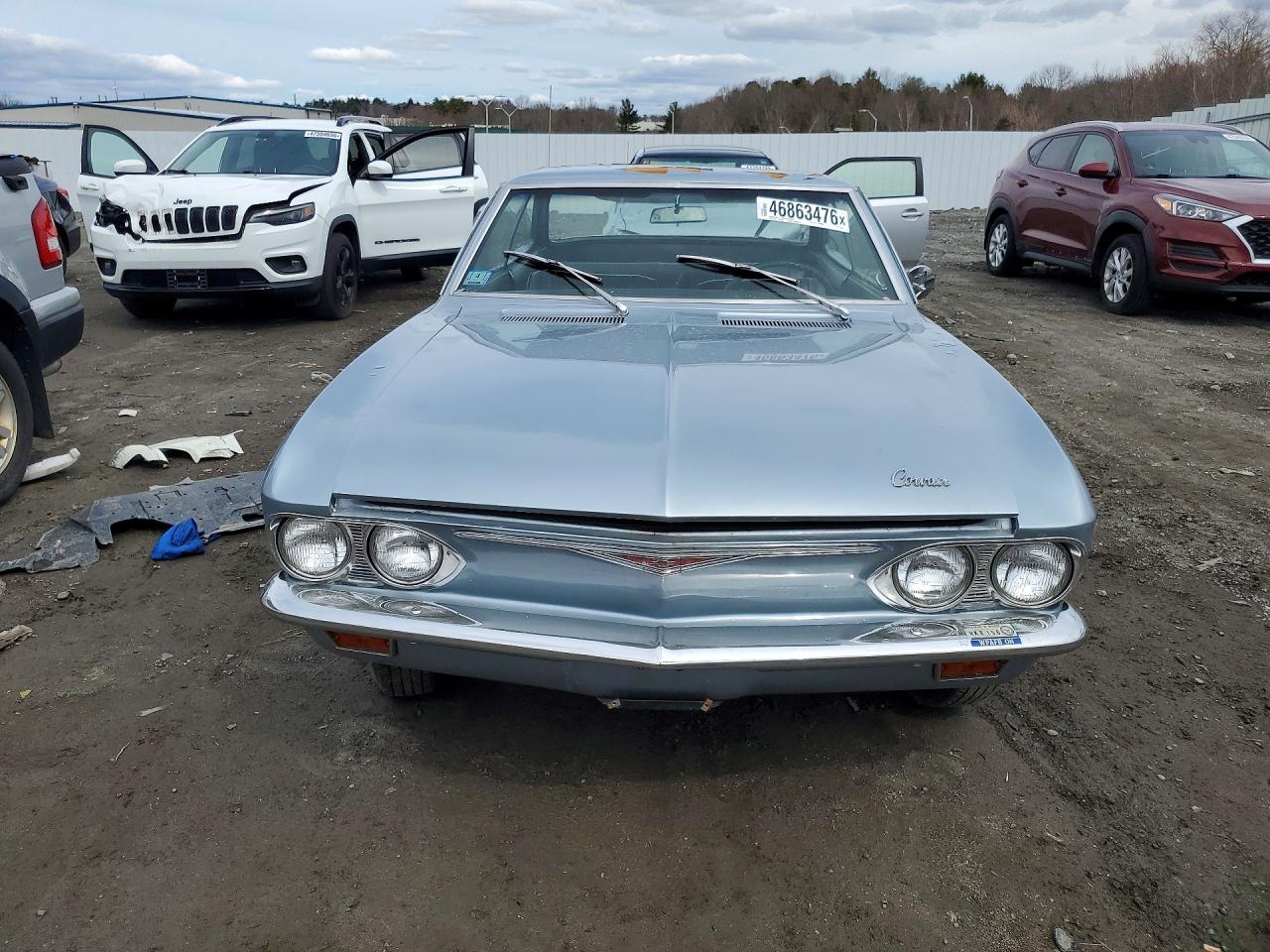 1965 Chev Corvair Corsa Silver vin: 107375W179747