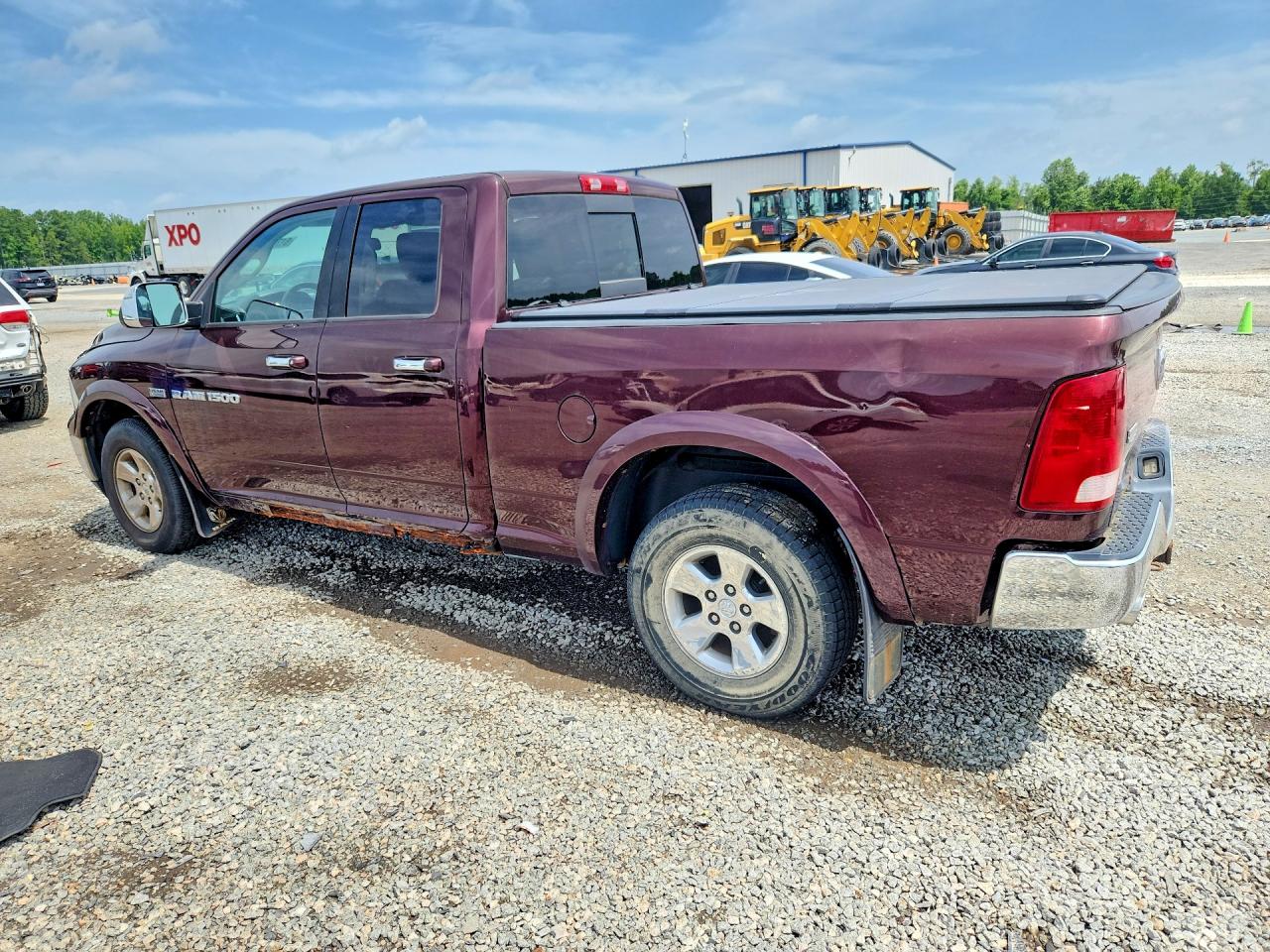 2012 Dodge Ram 1500 Laramie Maroon vin: 1C6RD7JT9CS173285
