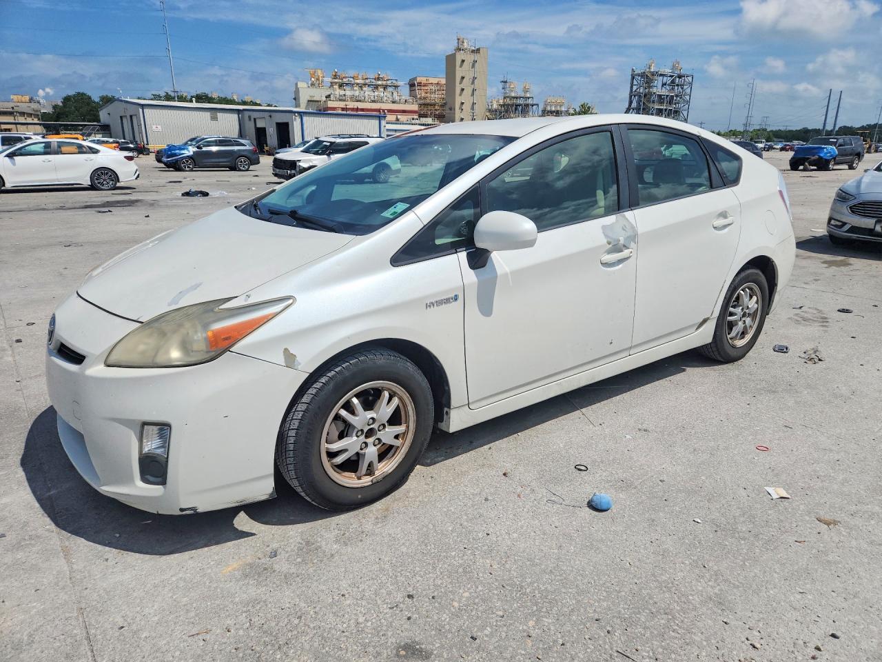 2010 Toyota Prius Ii White vin: JTDKN3DU0A0077607