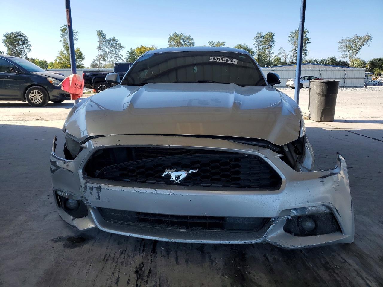 2015 Ford Mustang Silver vin: 1FA6P8AM1F5309211