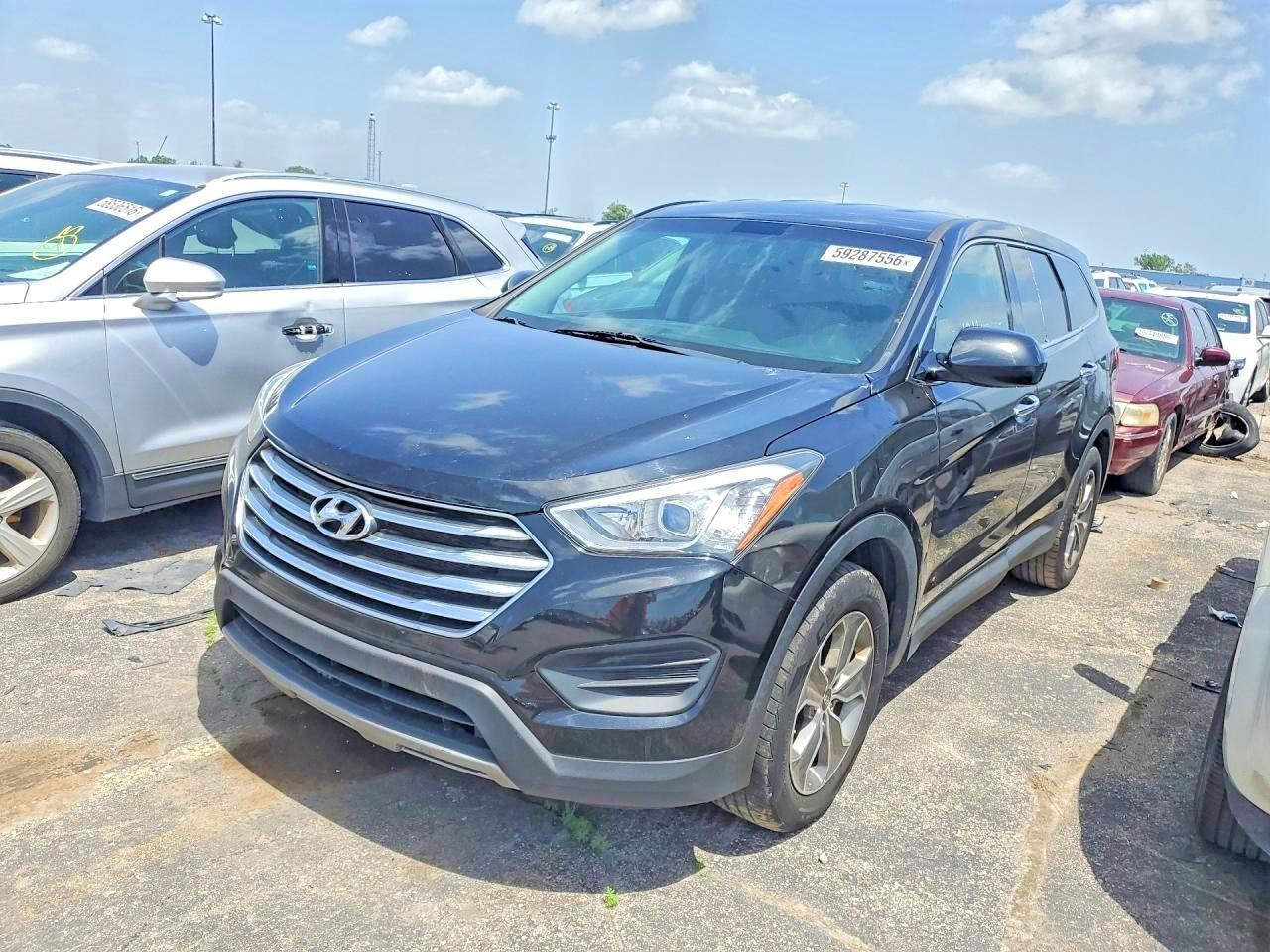 2013 Hyundai Santa Fe Gls Black vin: KM8SMDHF8DU011870