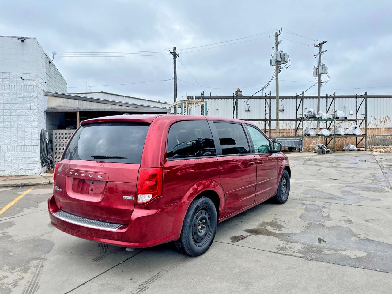 2015 Dodge Grand Caravan Se Burgundy vin: 2C4RDGBG5FR737904