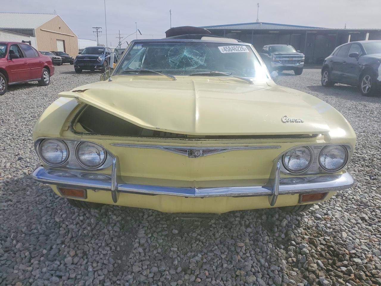 1965 Chevrolet Corvaire Yellow vin: 107675W233449