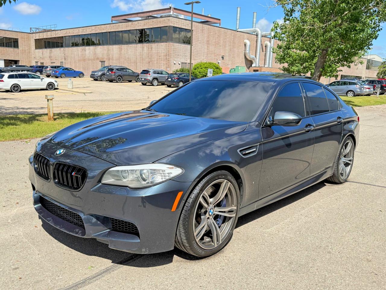 2012 Bmw M5 Gray vin: WBSFV9C57CC772384