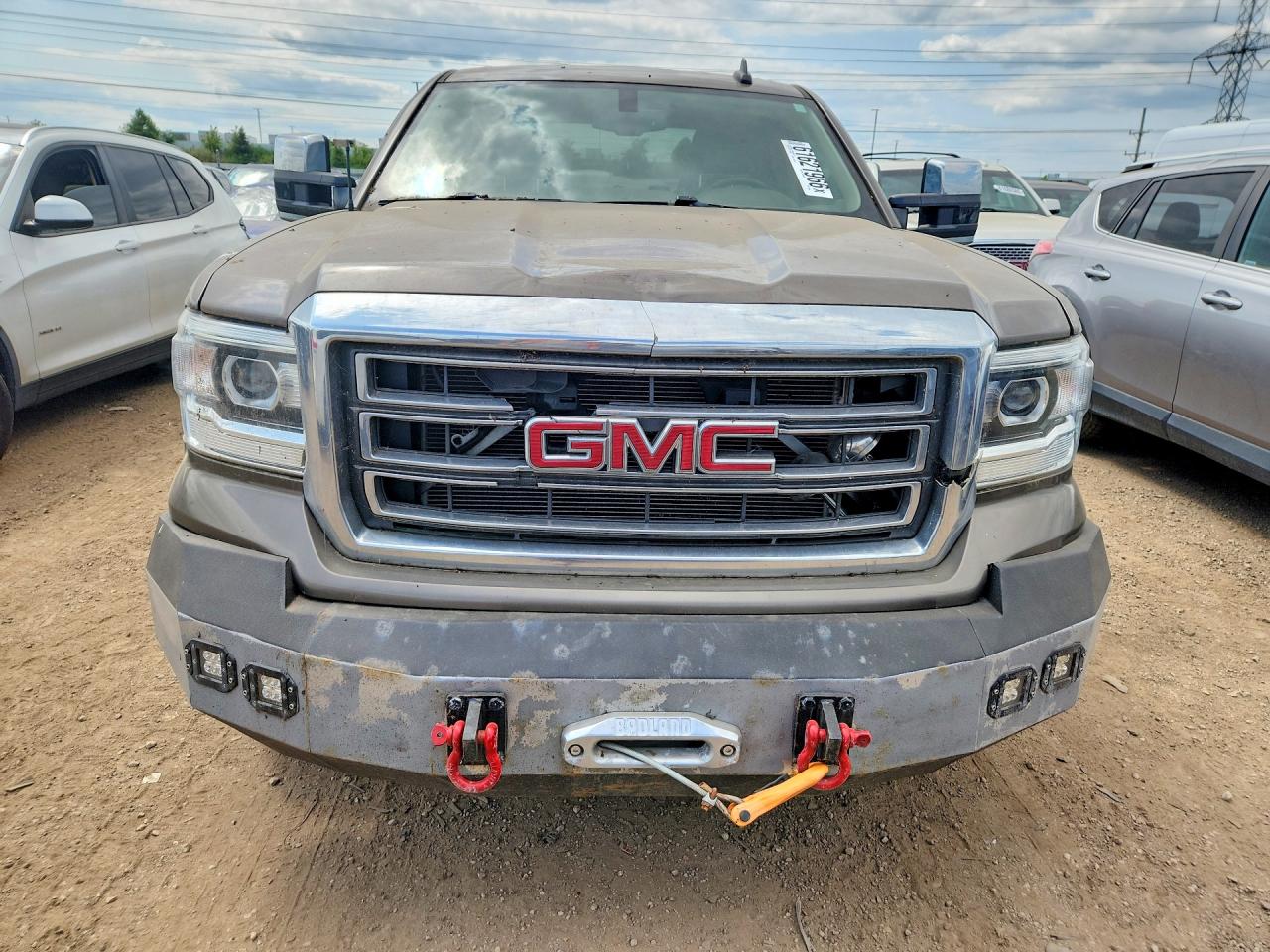 2015 Gmc Sierra K1500 Slt Brown vin: 1GTV2VEC6FZ172635