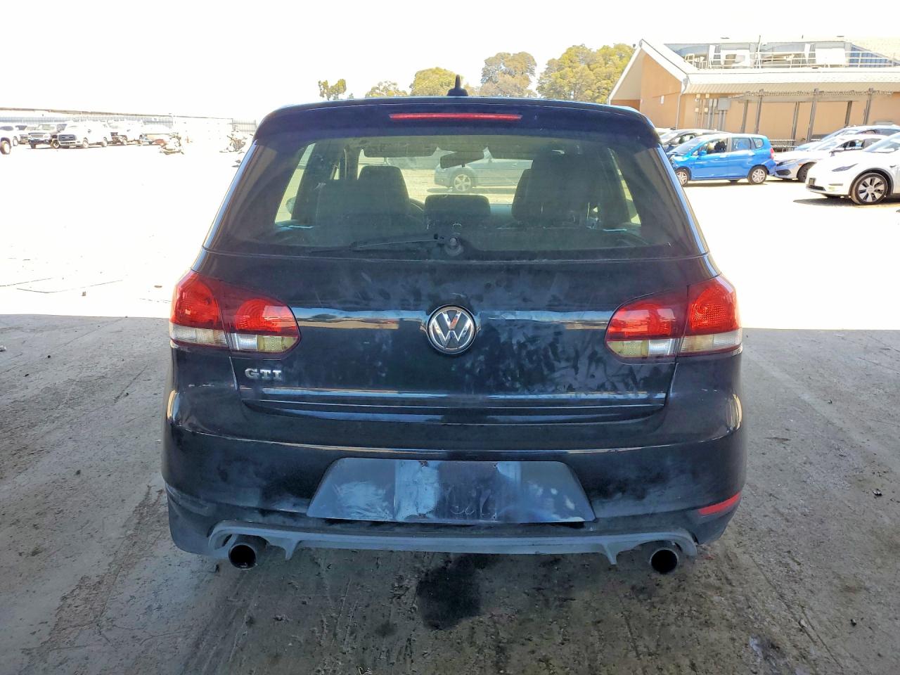 2011 Volkswagen Gti Black vin: WVWHD7AJ2BW152921