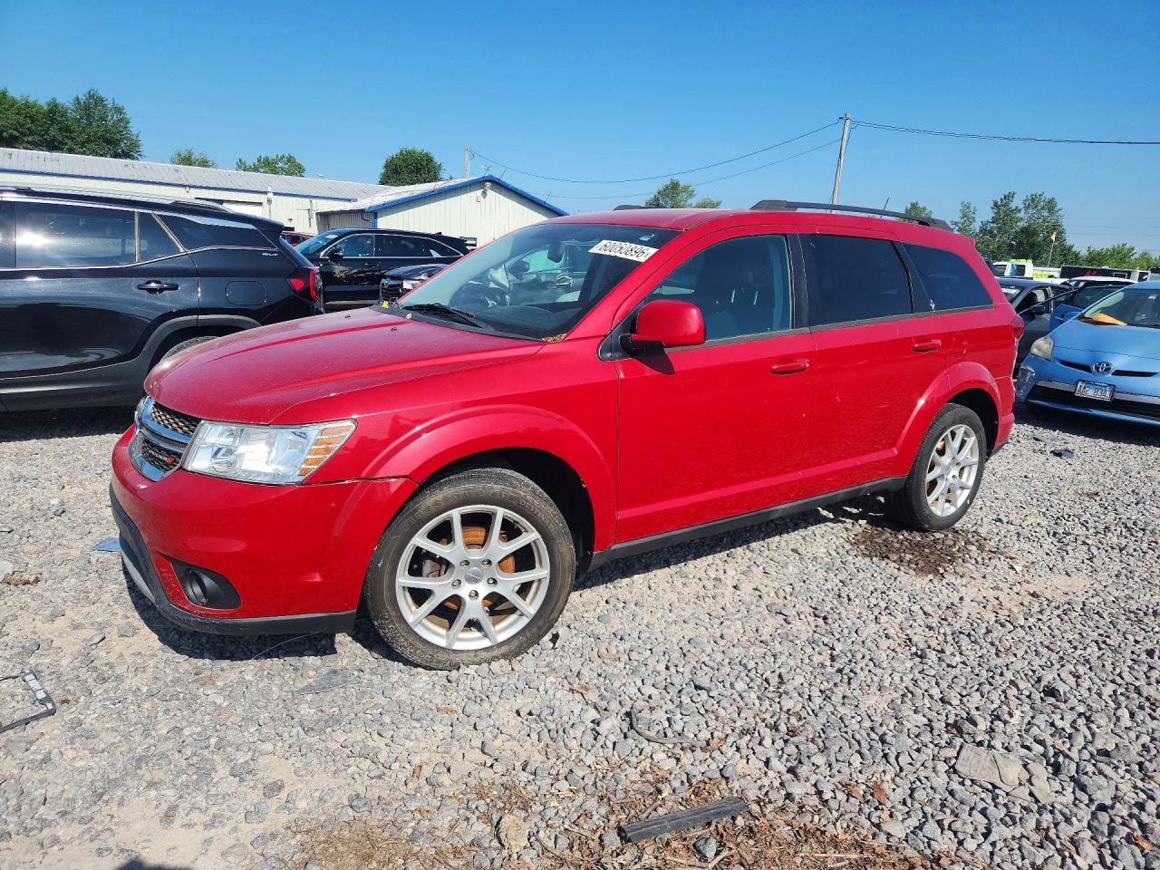 2012 Dodge Journey Sxt Red vin: 3C4PDCBG2CT256615