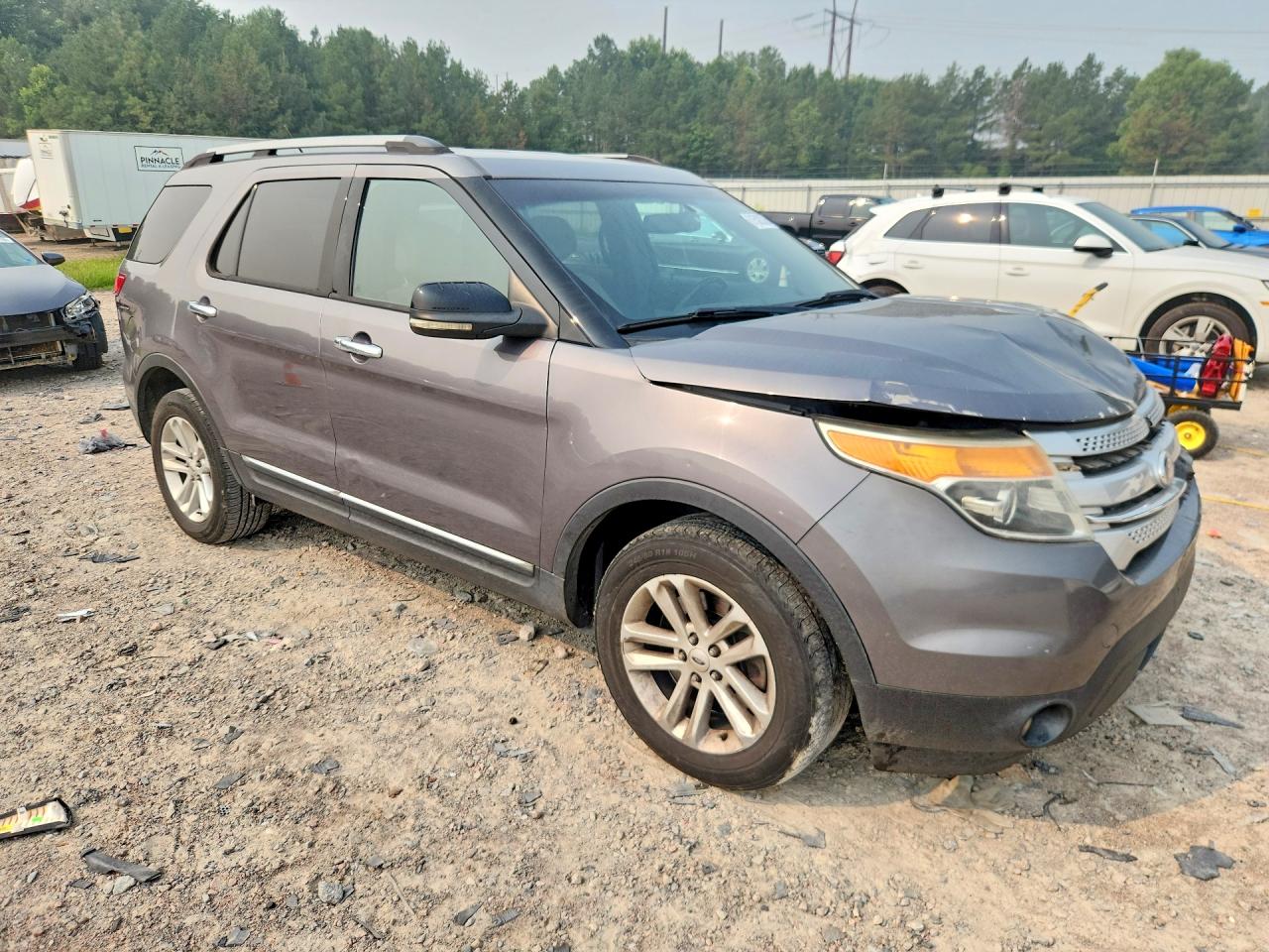 2013 Ford Explorer Xlt Gray vin: 1FM5K7D81DGB25087