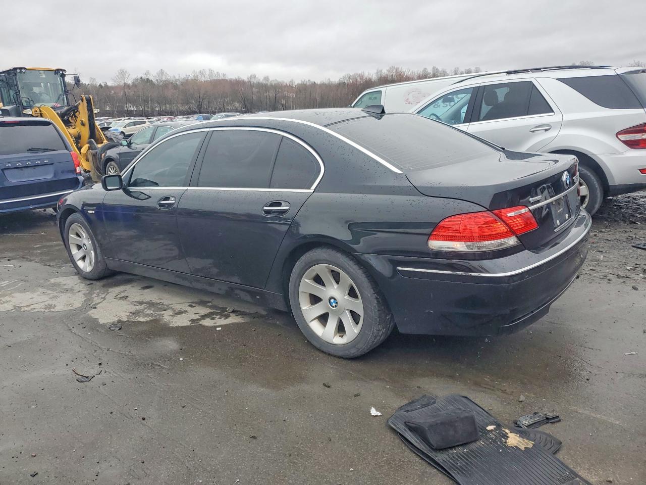 2008 Bmw 750 Li Black vin: WBAHN83598DT79639