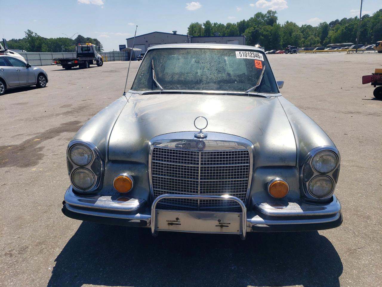 1972 Mercedes-benz 280 Se Silver vin: 10801812091563