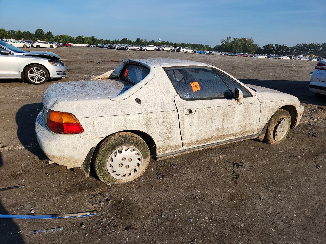1994 Honda Civic Del Sol S White vin: JHMEG1244RS006875
