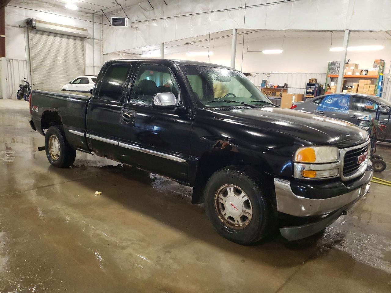 2002 Gmc New Sierra K1500 Black vin: 2GTEK19VX21130850