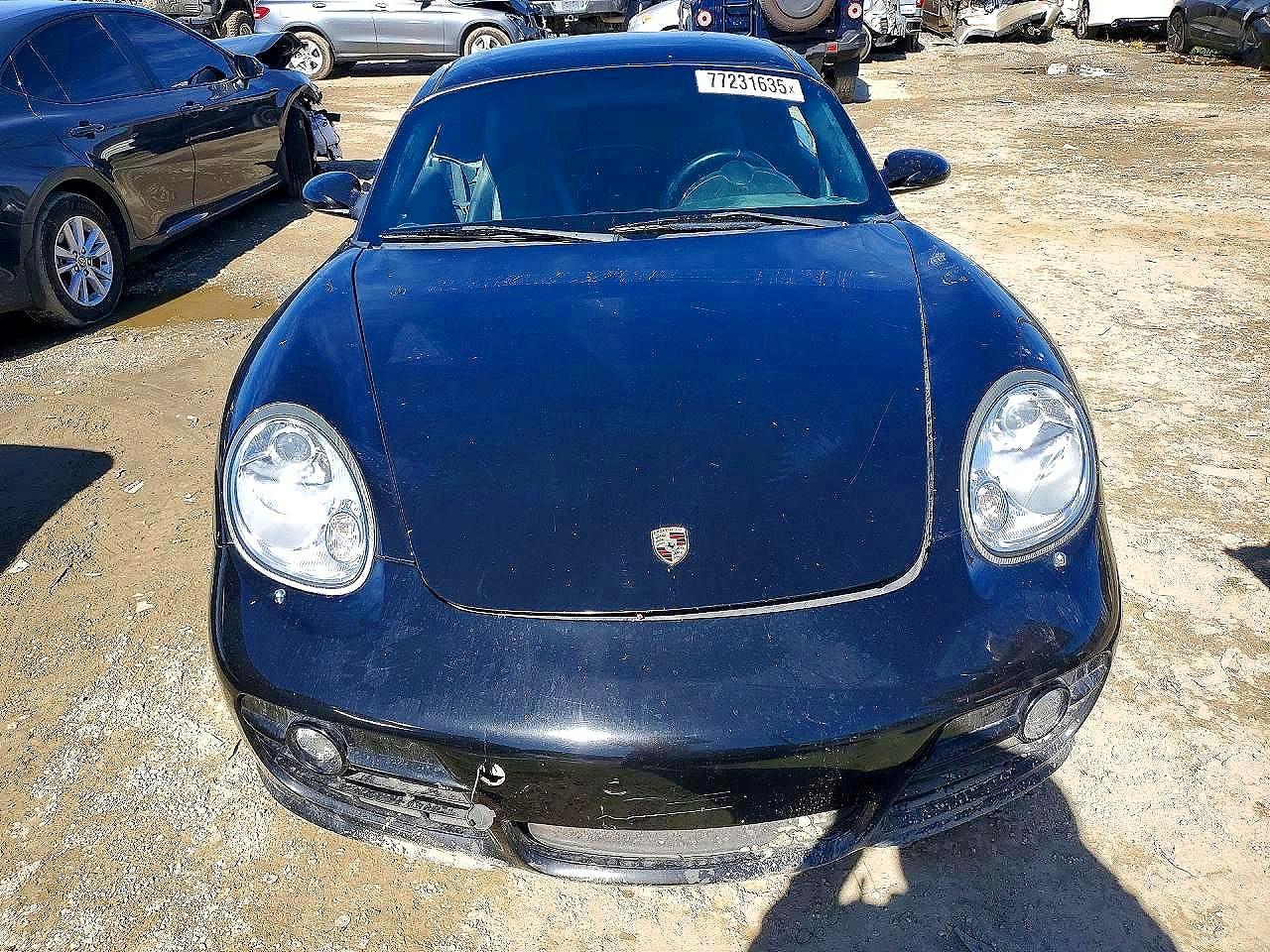 2006 Porsche Cayman S Black vin: WP0AB29886U781712