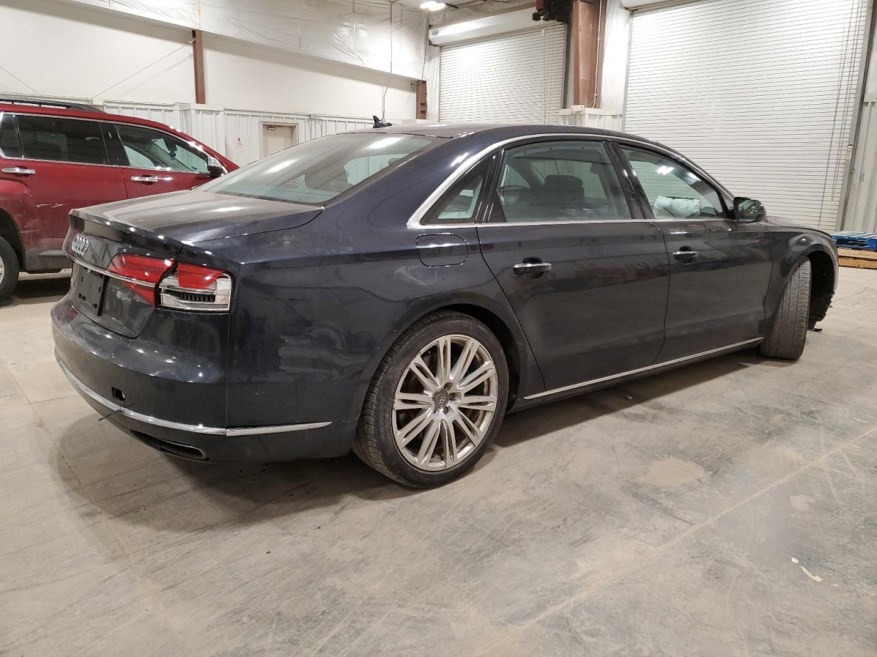 2015 Audi A8 L Quattro Blue vin: WAU3GAFD3FN005842