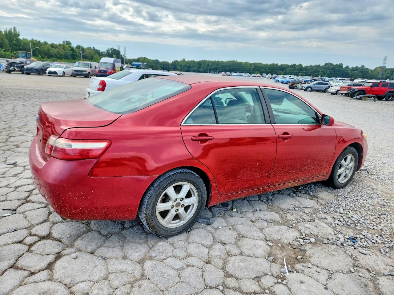 2009 Toyota Camry Le Red vin: 4T1BE46K19U327678