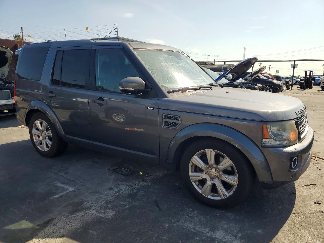 2014 Land Rover Lr4 Hse Gray vin: SALAG2V6XEA726371
