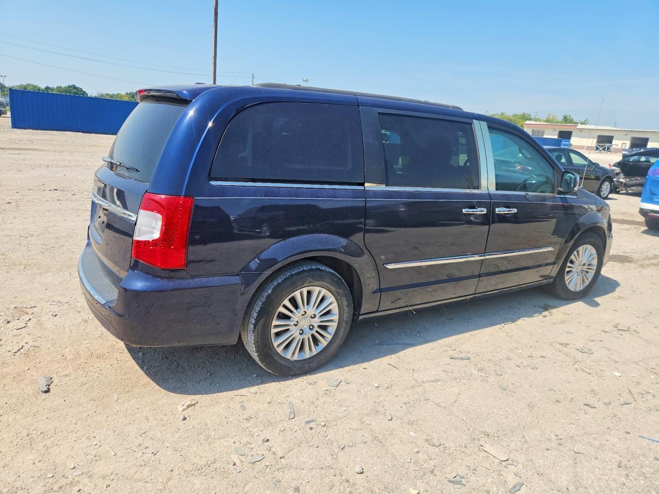 2012 Chrysler Town & Country Touring L Синий vin: 2C4RC1CG9CR339024