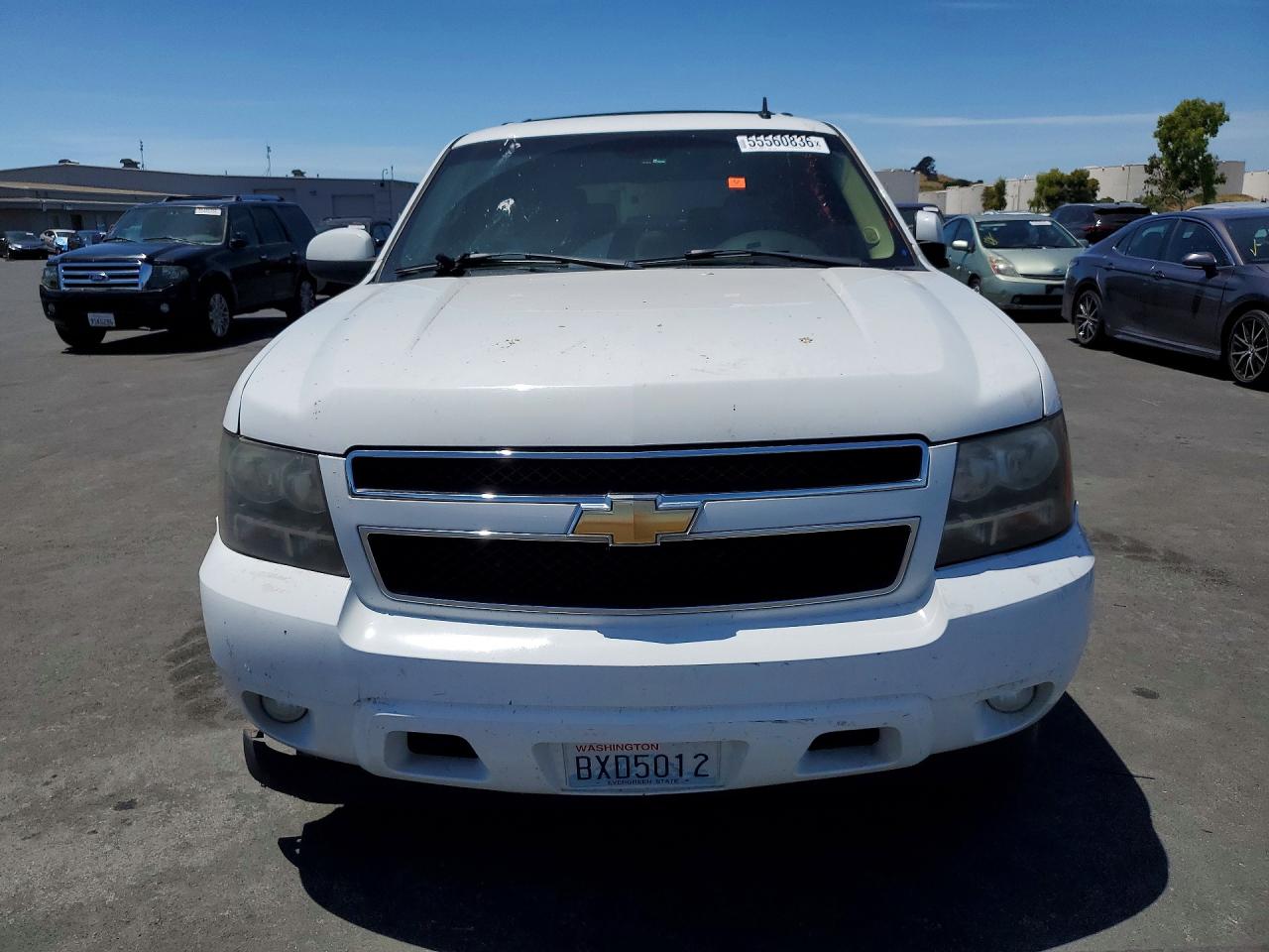 2007 Chevrolet Tahoe K1500 White vin: 1GNFK13087J105435