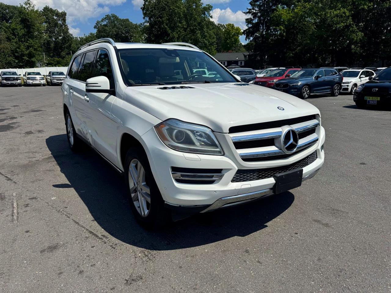 2014 Mercedes-benz Gl 450 4matic Белый vin: 4JGDF7CE0EA302336