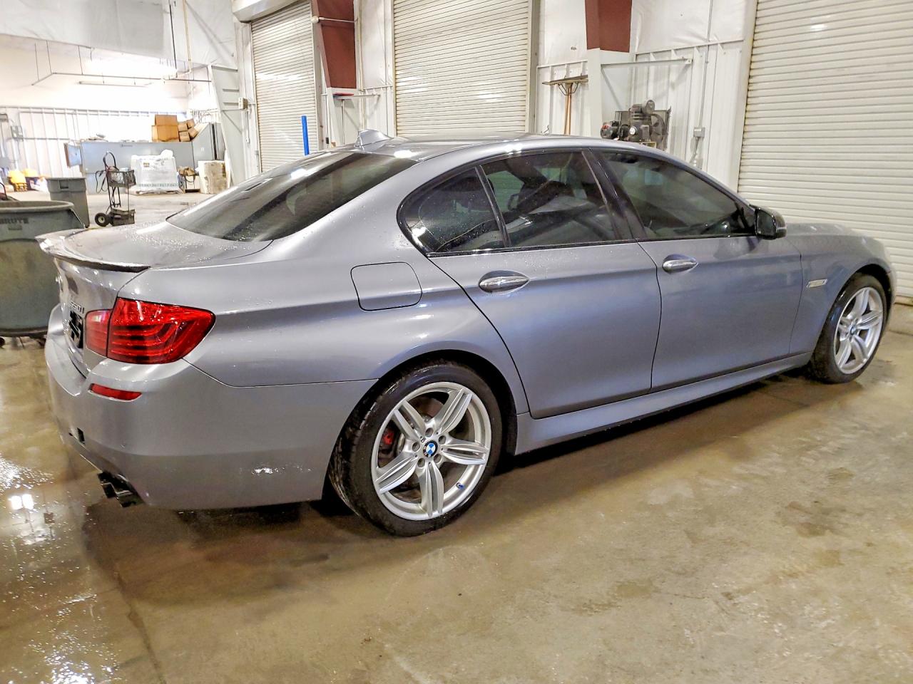 2014 Bmw 550 Xi Silver vin: WBAKP9C53ED693448