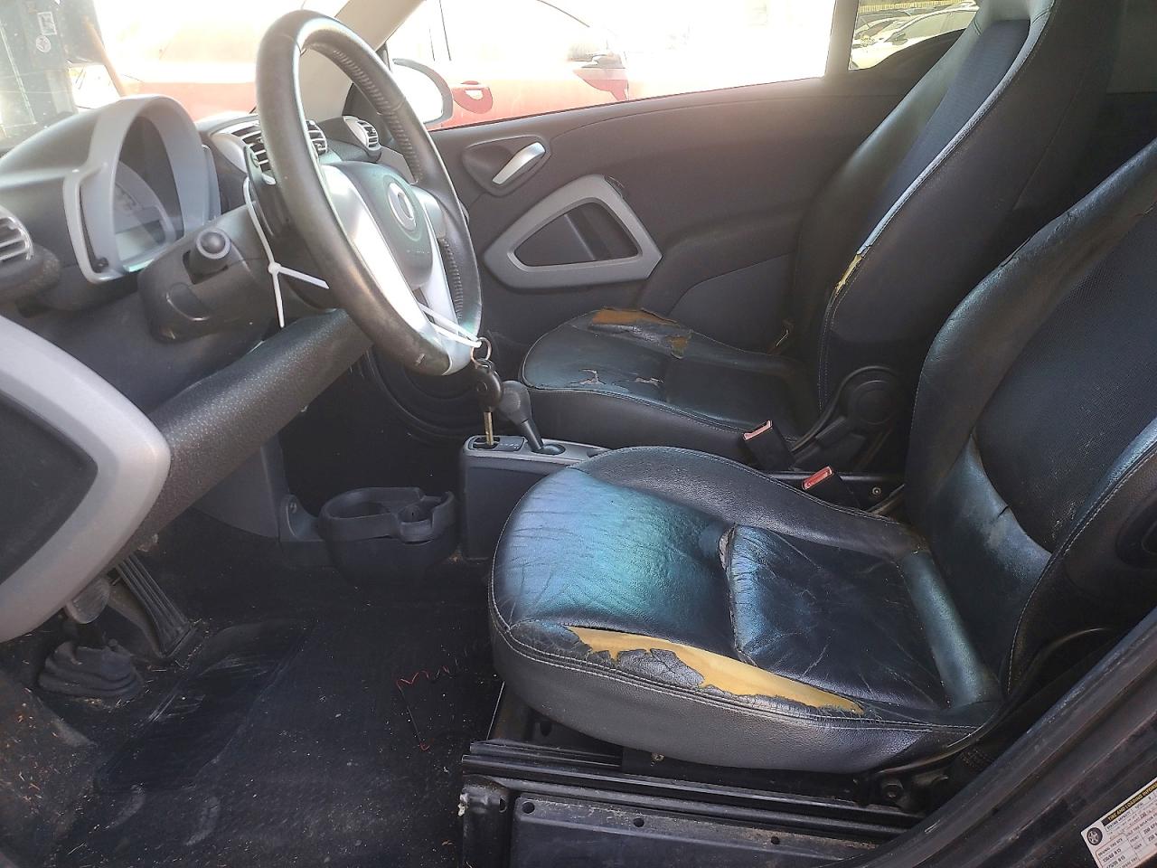 2009 Smart Fortwo Pure Black vin: WMEEJ31X79K273021