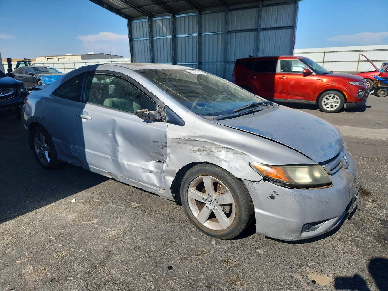 2008 Honda Civic Ex Silver vin: 2HGFG12878H563120
