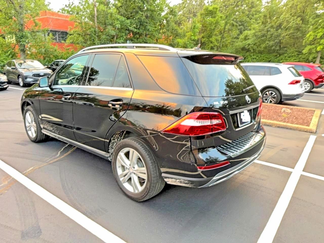 2014 Mercedes-benz Ml 350 4matic Black vin: 4JGDA5HB5EA355566