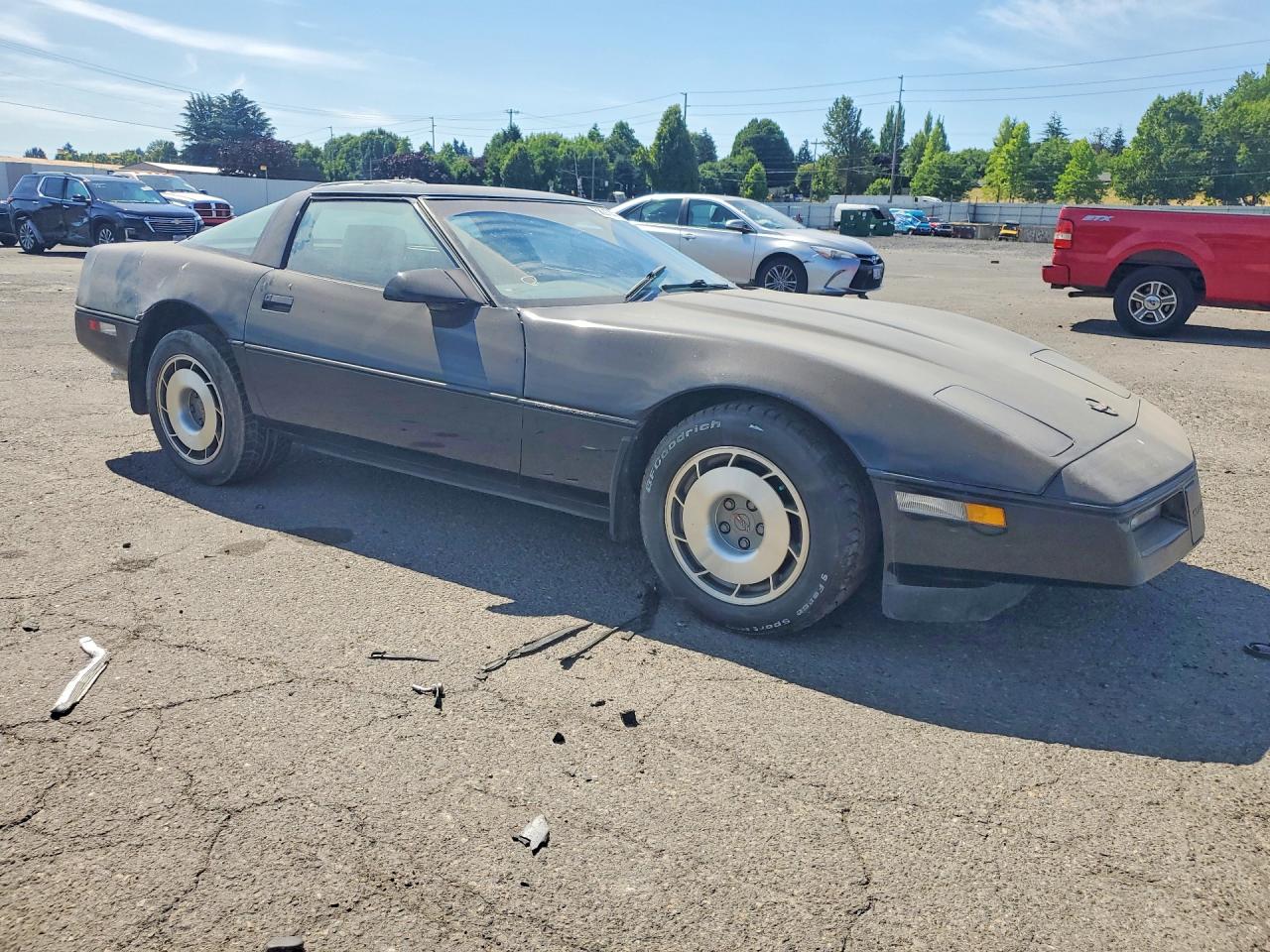 1987 Chevrolet Corvette Черный vin: 1G1YY2183H5113833